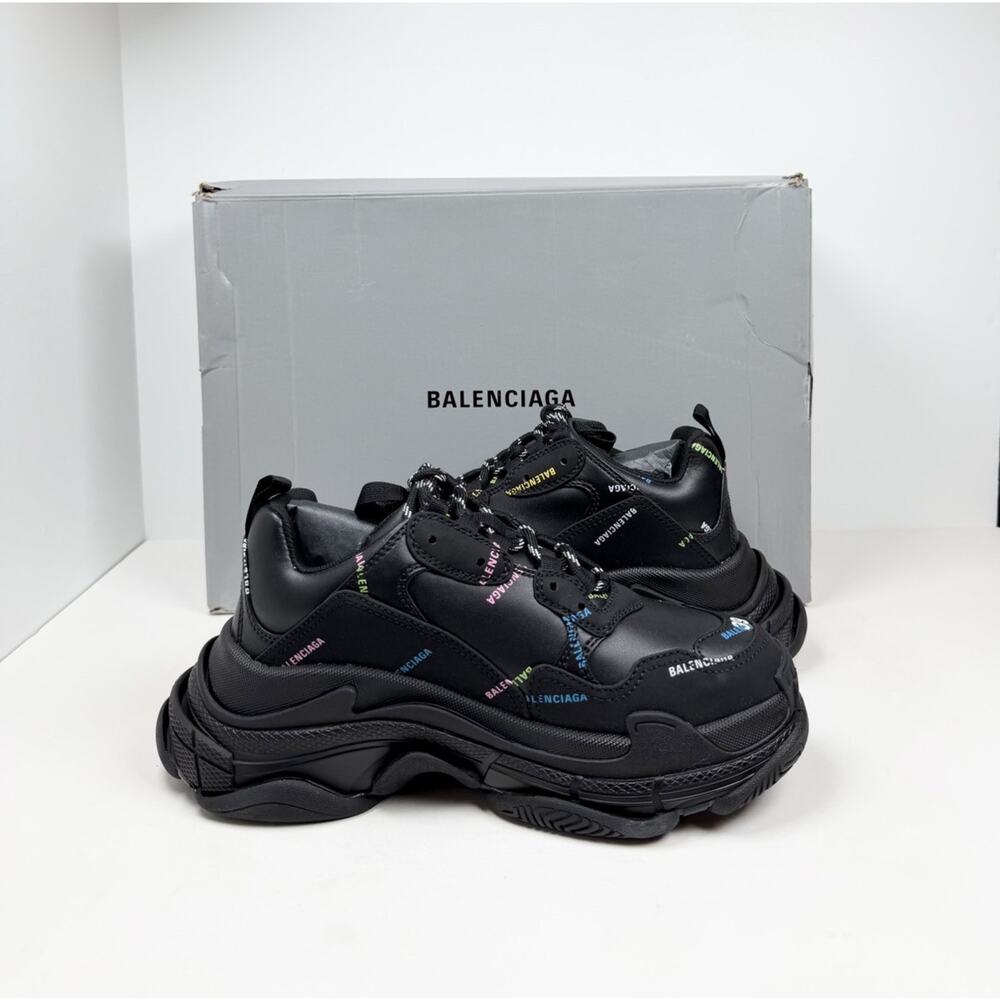 Size 39EU/6US - Balenciaga Triple S Multicolor Logo Sneakers🎨 New/Retail $1K! - Picture 5 of 9